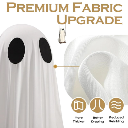 🎃 Halloween Special –  👻 Swinging Ghost with Lights ✨ Perfect for Yard Spooky Fun!