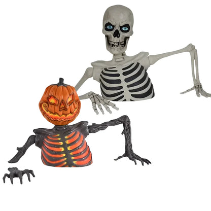 🎃 Early Bird Halloween Deal – Giant Skeleton with Glowing Eyes & Creepy Sounds