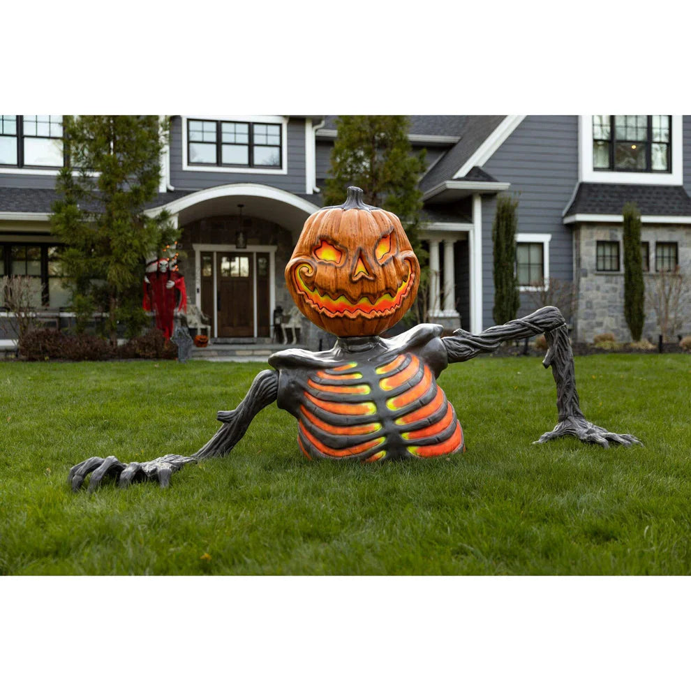🎃 Early Bird Halloween Deal – Giant Skeleton with Glowing Eyes & Creepy Sounds