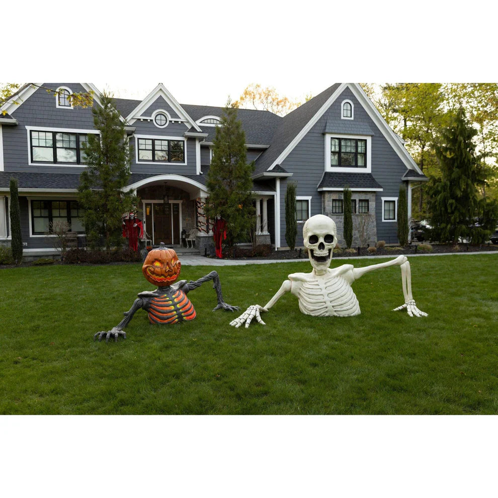 🎃 Early Bird Halloween Deal – Giant Skeleton with Glowing Eyes & Creepy Sounds