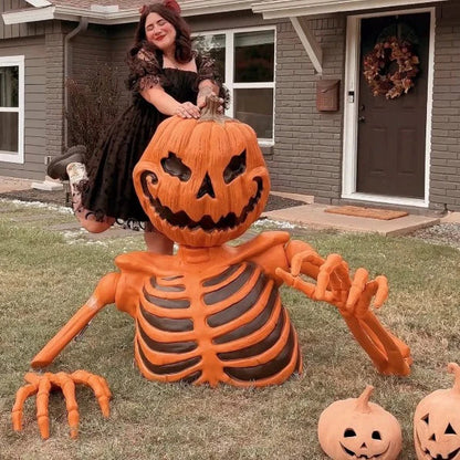 🎃 Early Bird Halloween Deal – Giant Skeleton with Glowing Eyes & Creepy Sounds